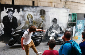 Naples Historical and Street Art Tour into Spanish Neighborhoods