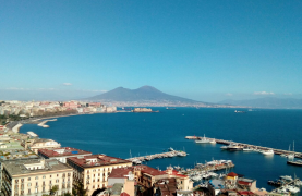 Naples Daylight: City Walking & Panoramic View by Bus on the Gulf of Naples